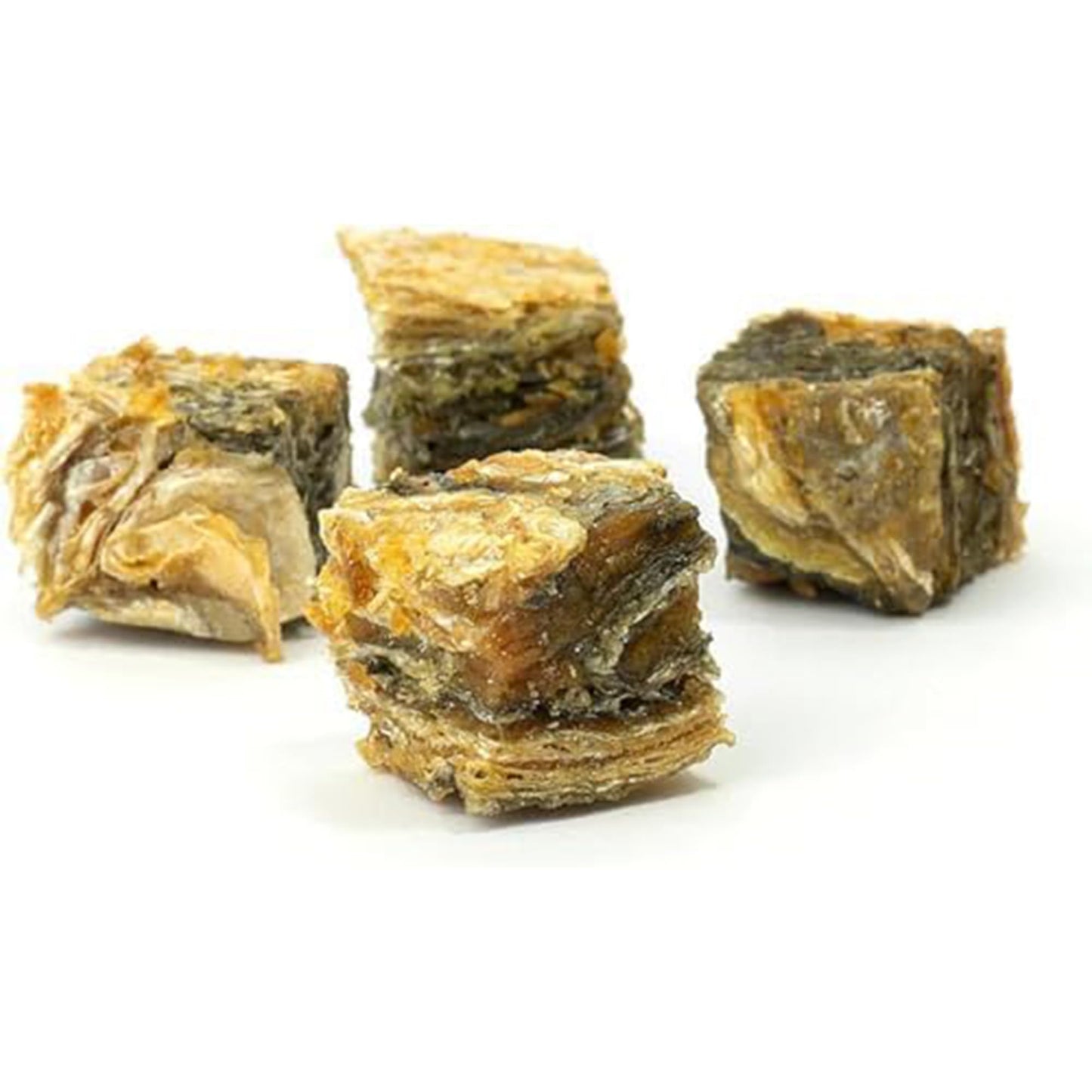 SKIPPER'S Salmon Skin Cubes - 100% Salmon Grain Free & Hypoallergenic Cubes for Dogs, All Natural & Healthy Dog Treats, Omega 3 & 6 Oil, Great for Skin, Coat & Joints | (8.82 Oz)