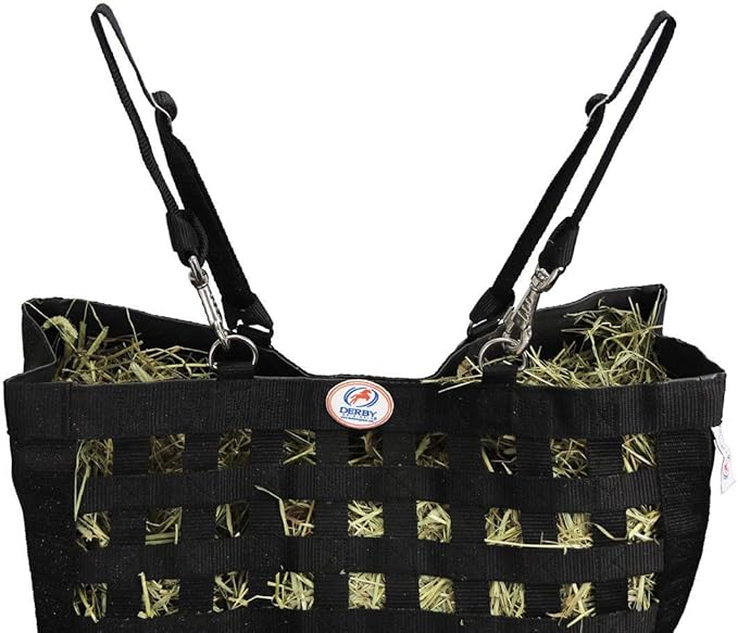 Ultra Slow Feeder Horse Hay Bag with Super Tough Bottom and 6 Month Warranty