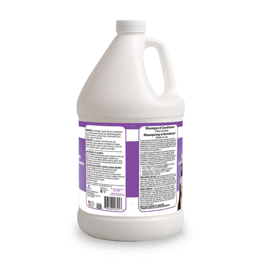 Espree Calming Lavender & Chamomile Shampoo & Conditioner, Soothes & Relaxes with Lavender, Moisturizes with Aloe Vera, Anti-Inflammatory Chamomile, Dry & Sensitive Skin, Gentle Pet Grooming, Gallon