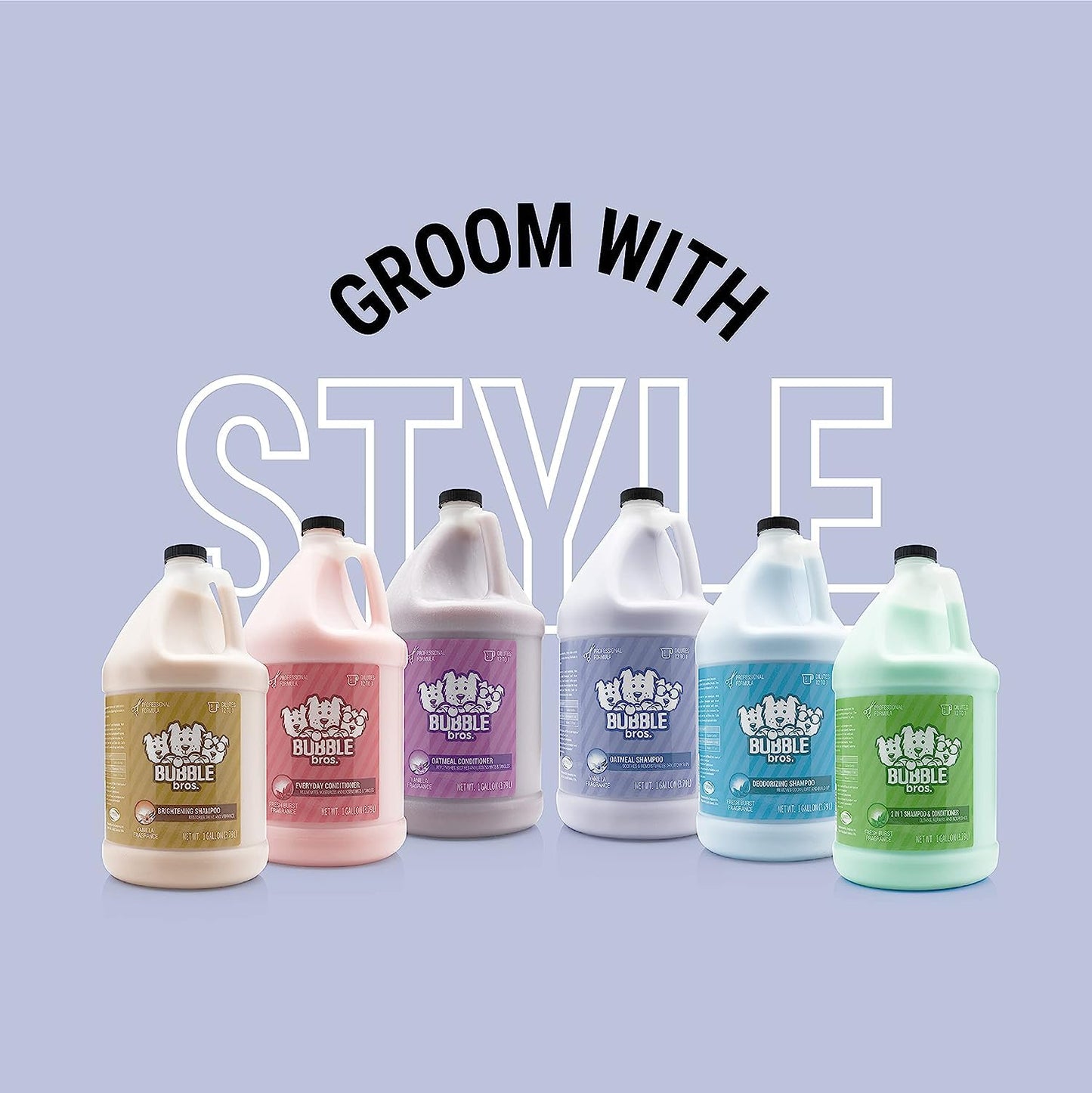 POM Pets 2-in-1 Organic Dog Shampoo & Conditioner – Itchy Skin Relief, Dog Deshedding, Detangles Fur, Cat Shampoo, Paw Cleaner for Dogs, Natural Coat Defense Formula