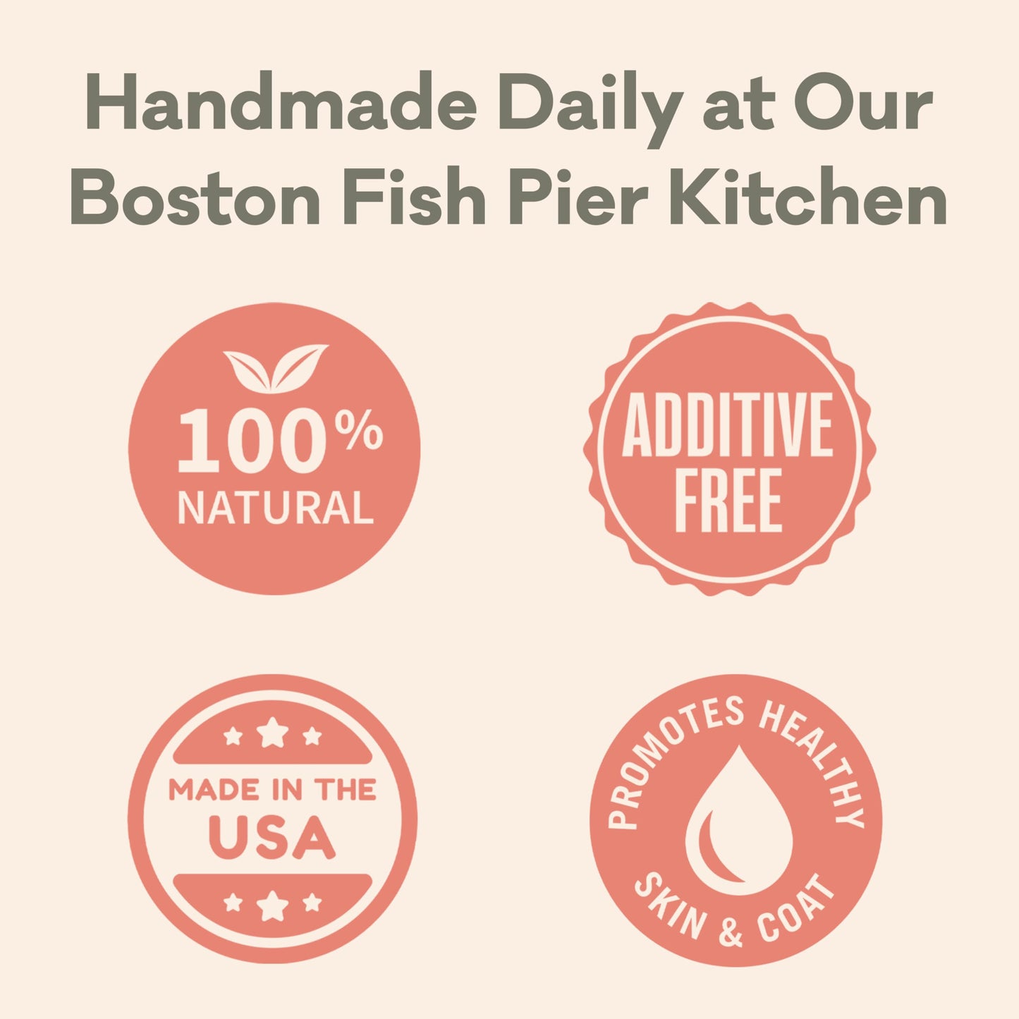 Polkadog Salmon Skins for Dogs (3oz Shortie) – All-Natural Dog Treats – Made in USA, Single Ingredient, Omega-3 Rich, Grain-Free & Hypoallergenic Salmon Jerky for All Breeds