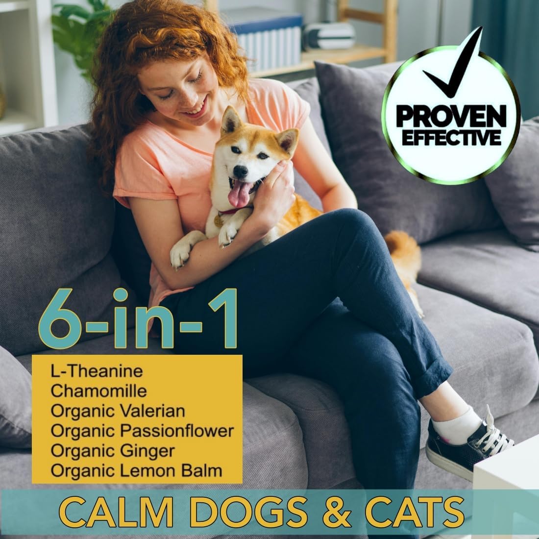 HEMPWAY Dog Cat Calming Drops Organic Made in USA | Anti-Separation Natural Dog Cat Calming Formula for Well-Being and Comfort | Bacon Flavor 4 oz (120 ml) - 120 Servings