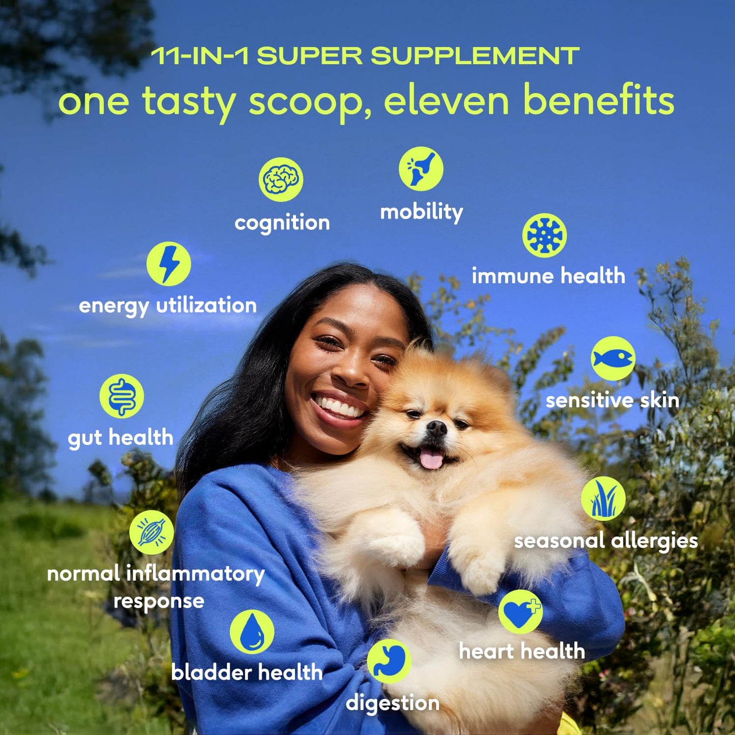Native Pet Full-Body Wellness Duo: Turkey Bone Broth Powder for Dogs (96 Servings) & Daily Dog Multivitamin (30 Scoops) - Daily 11-in-1 Multivitamin and Pet Gravy Food Topper for Picky Eaters