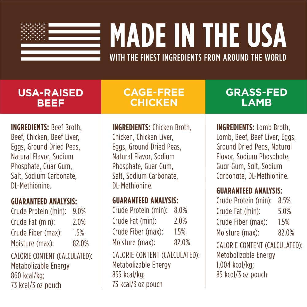 Instinct Healthy Cravings Grain Free Recipe Variety Pack Natural Wet Dog Food Topper by Nature's Variety, 3 oz. Pouches (Pack of 12)