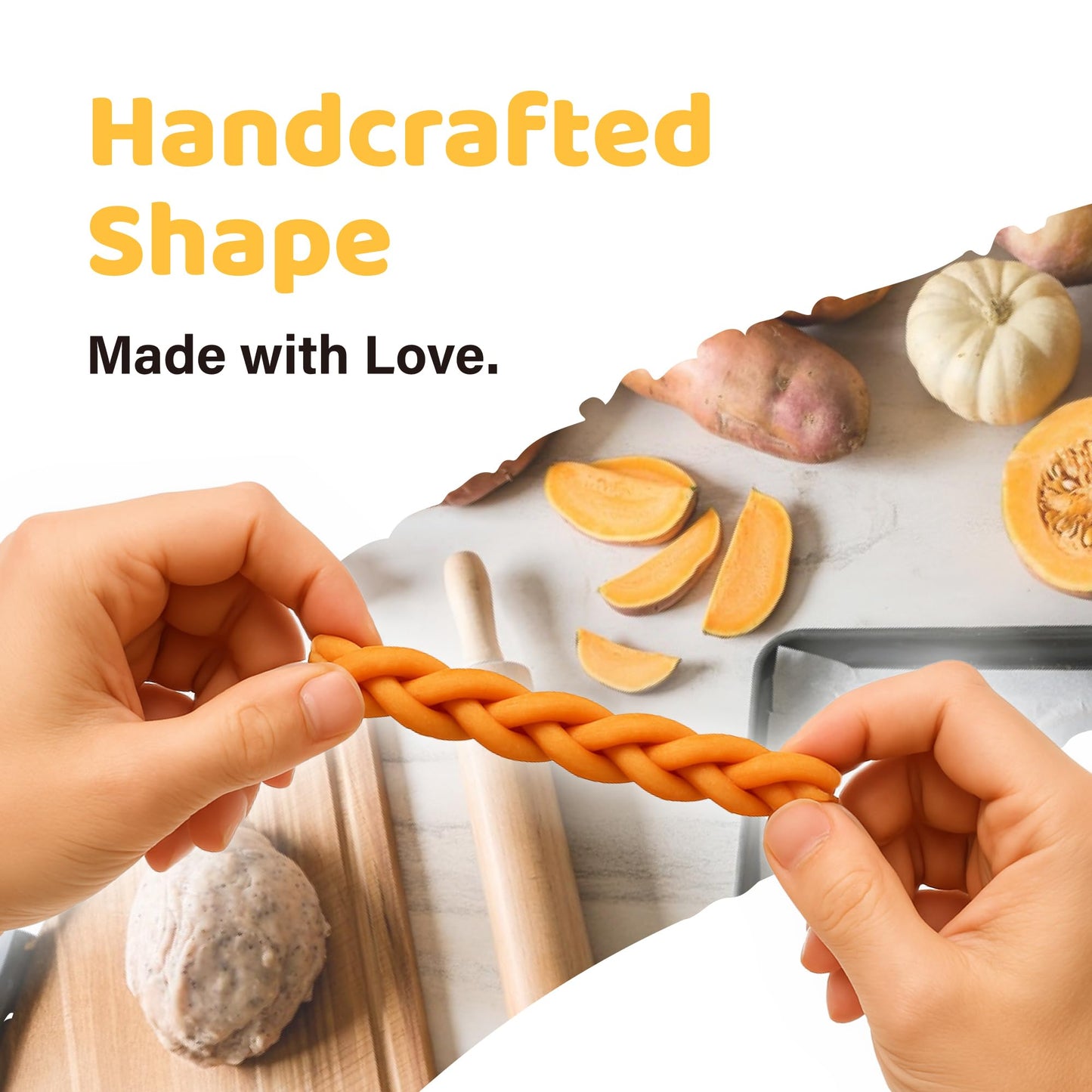 iPaw Turkey Dog Treats, All Natural Human Grade Dog Treat, Suitable for Training chew, US Sourced Raw Material, Hypoallergenic, Rawhide Alternative, Braided Stick (Duck Liver)