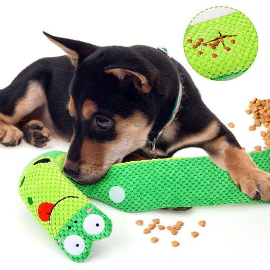 Letsmeet Squeak Dog Toys for Stress Release & Boredom Relief, Dog Puzzle IQ Training, Snuffle Foraging Instinct Training - Suitable for Small, Medium & Large Dogs