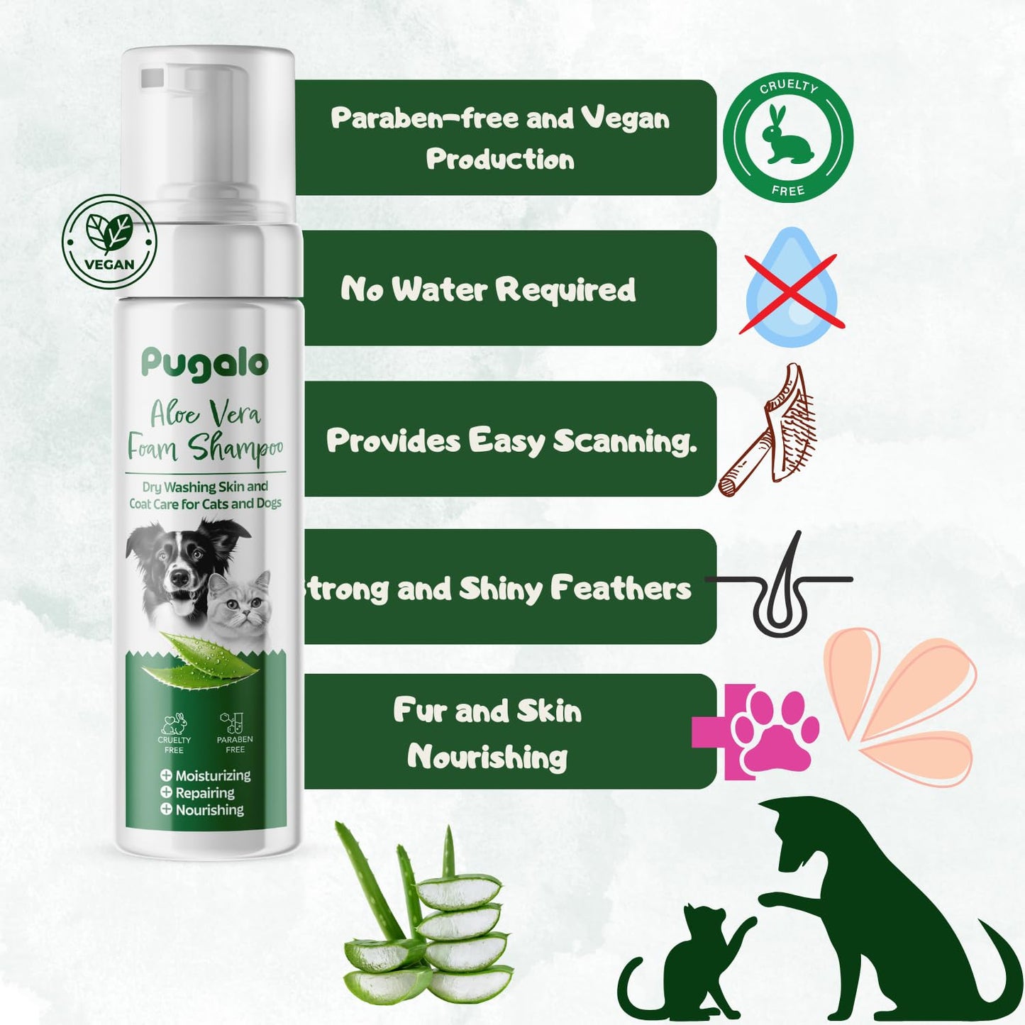 Dogtopia 2-in-1 Shampoo & Conditioner | Fragrance-Free Shampoo/Conditioner for Dogs and Pets, Rich with Soothing Emollients | Hypoallergenic, Tearless, Soapless & Alcohol-Free for Everyday Use