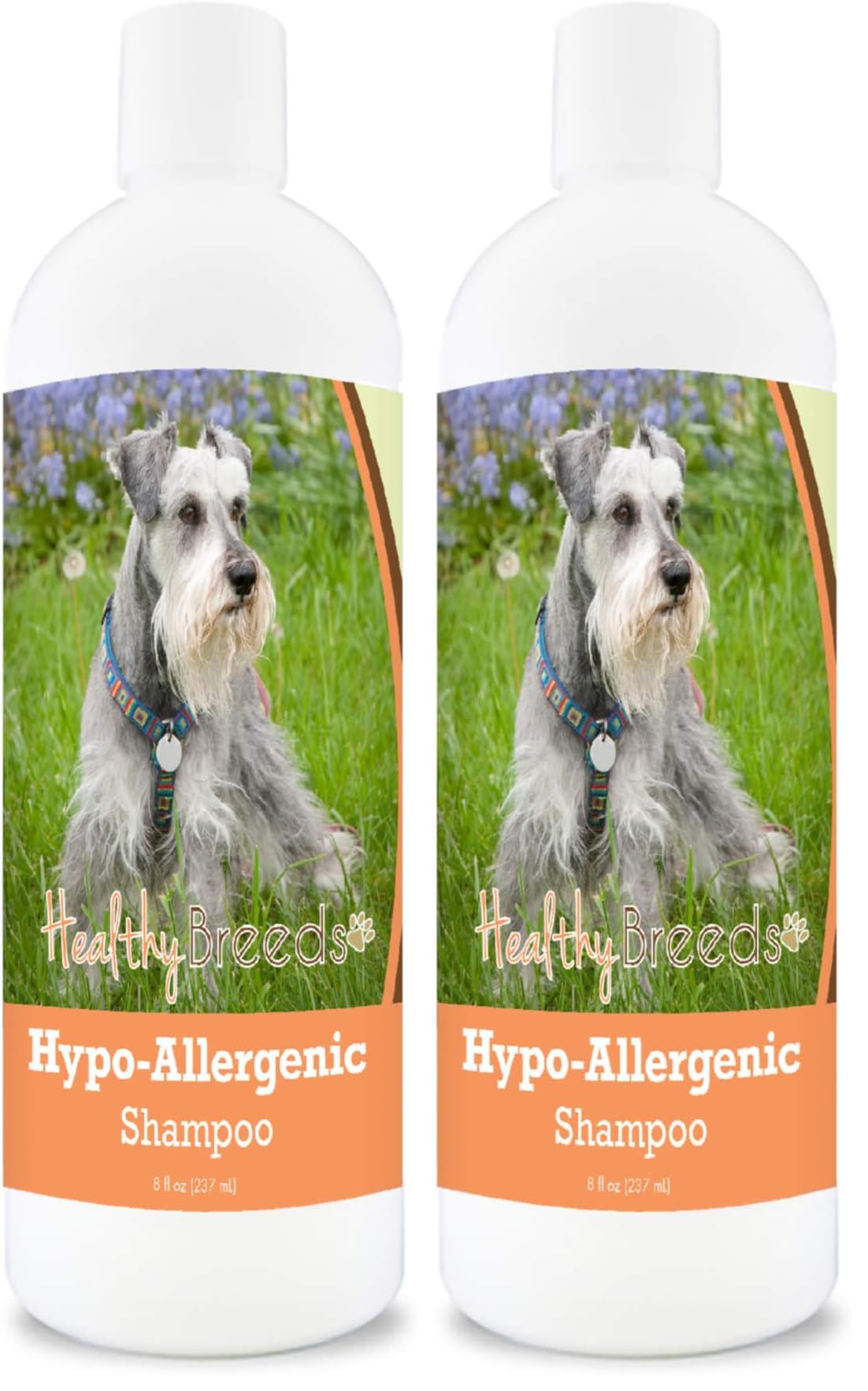 Healthy Breeds Miniature Schnauzer Hypo-Allergenic Shampoo 8 oz (Pack of 2)