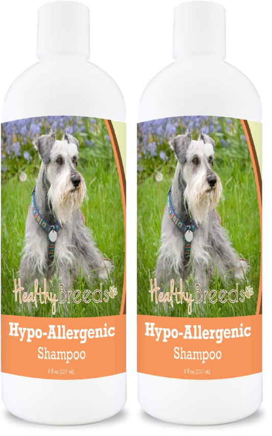 Healthy Breeds Miniature Schnauzer Hypo-Allergenic Shampoo 8 oz (Pack of 2)