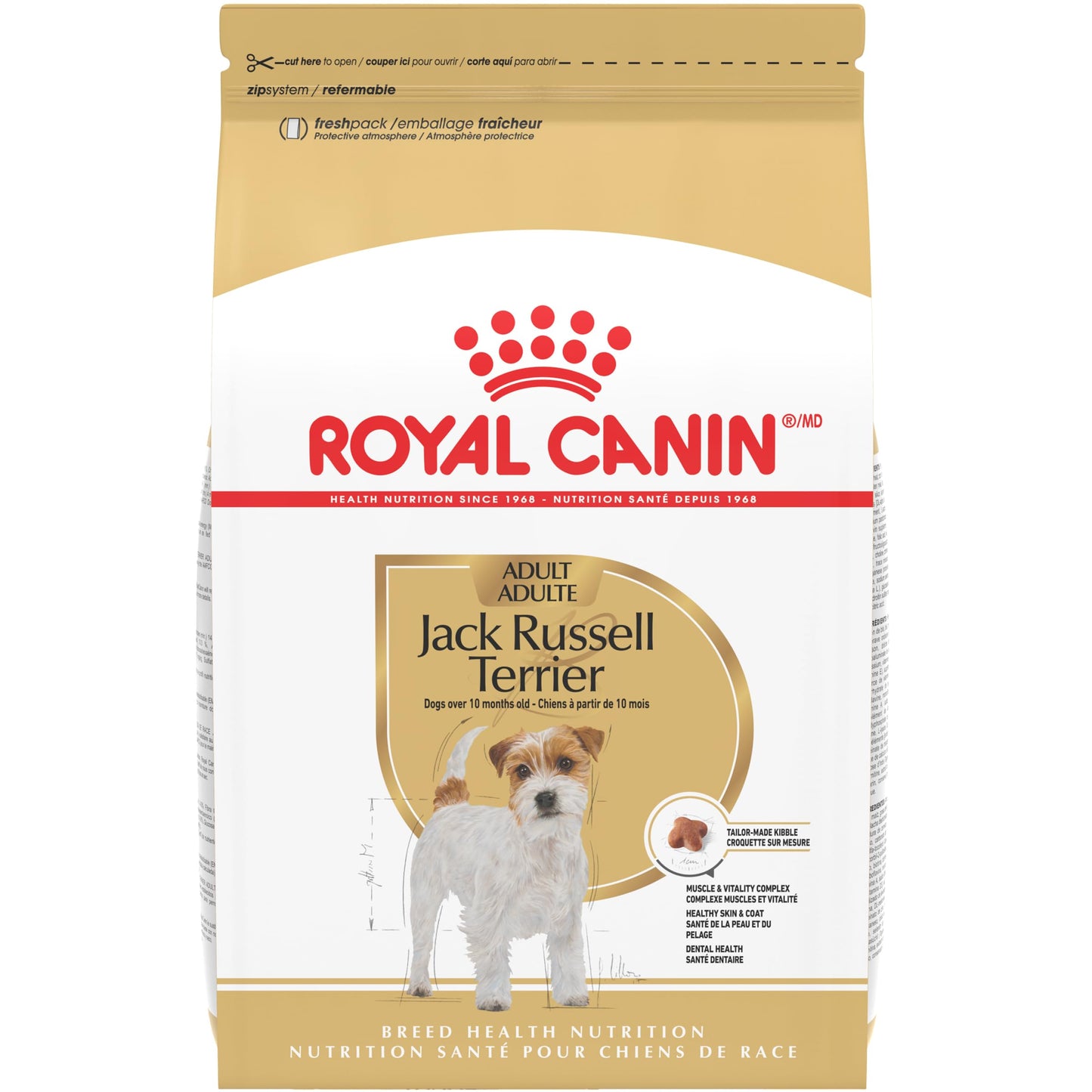Royal Canin Jack Russell Terrier Adult Dry Dog Food, 10 lb bag