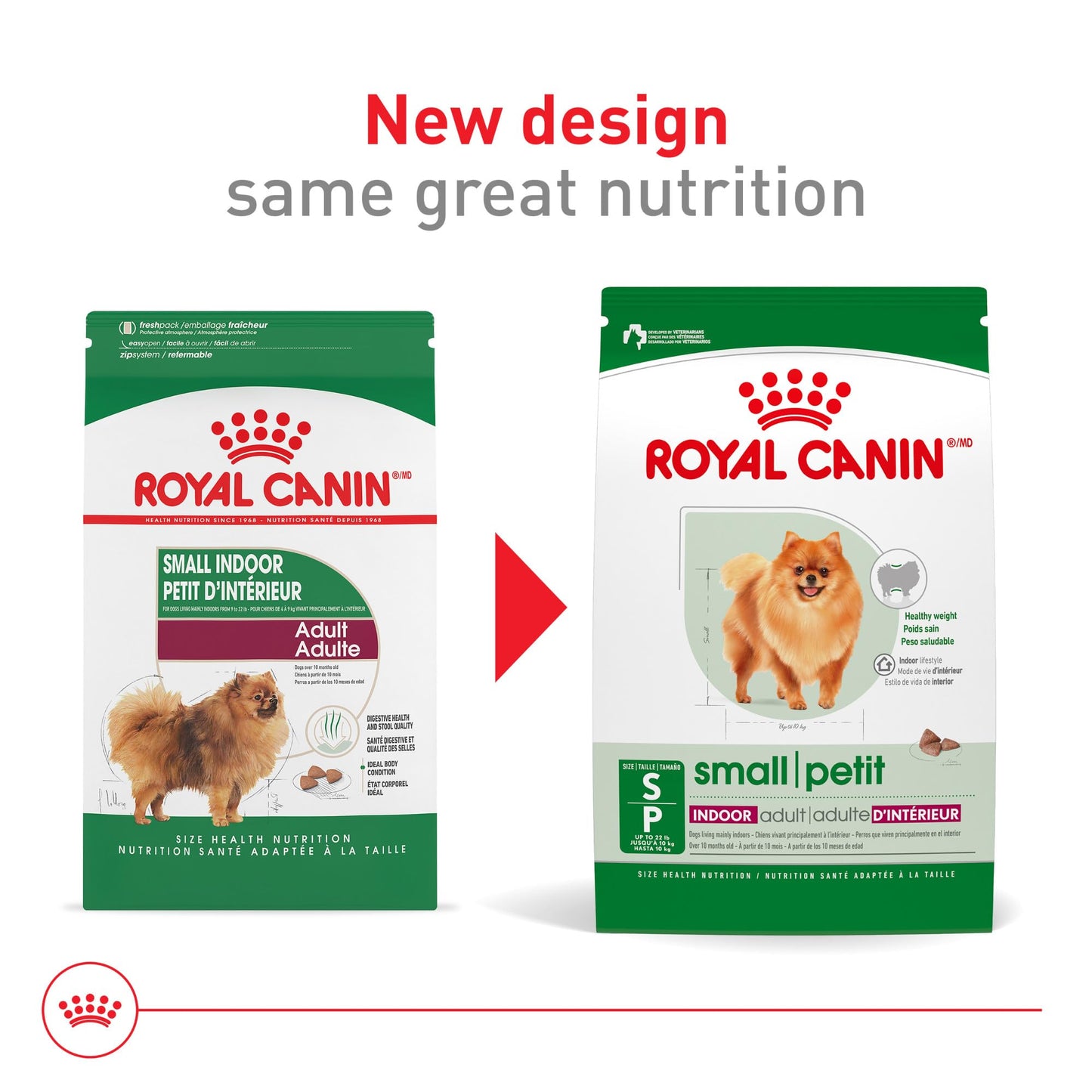 Royal Canin Size Health Nutrition Small Indoor Adult Dry Dog Food, 2.5 lb Bag