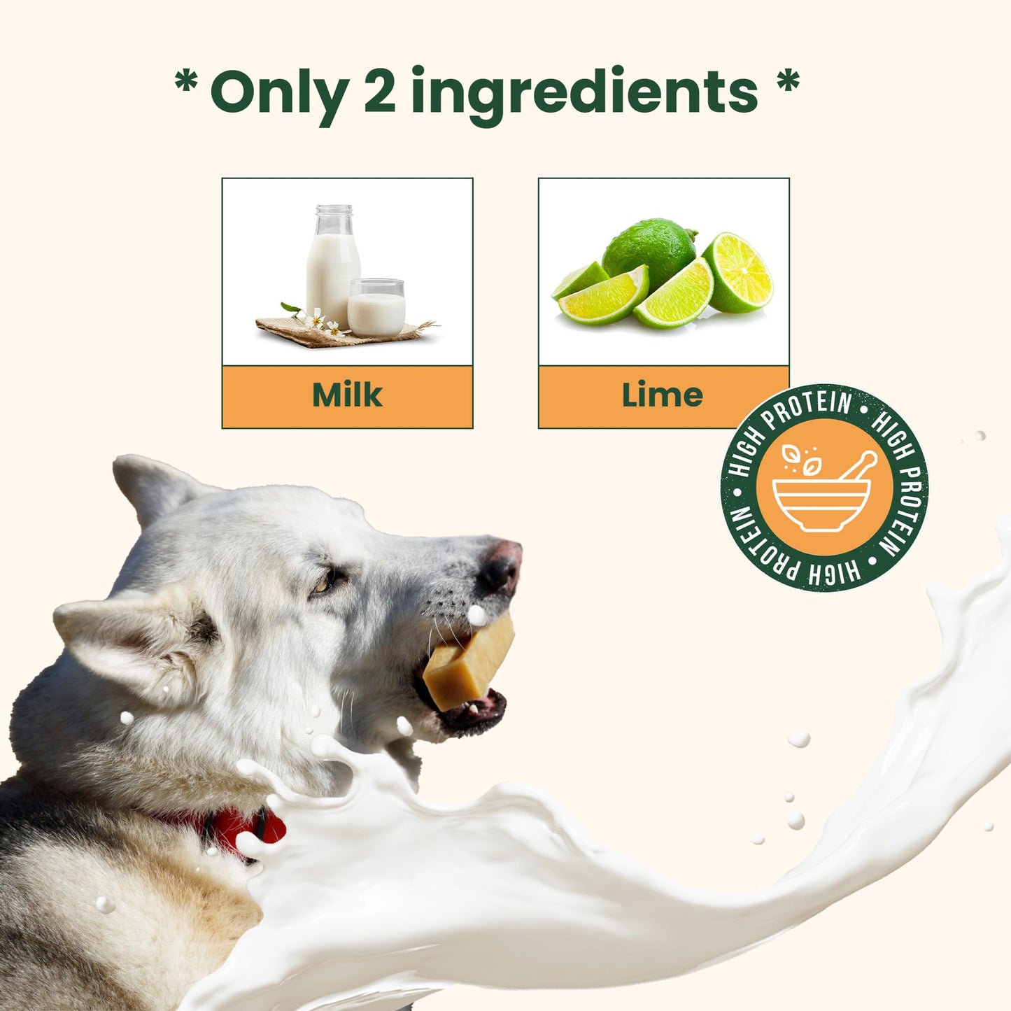 KATHMANDU'S - 100% Natural Himalayan Cheese Dog Chews - for Small Dogs (Pack of 15) - for Improved Dental Hygiene & Protein-Rich Nutrition, No Preservatives