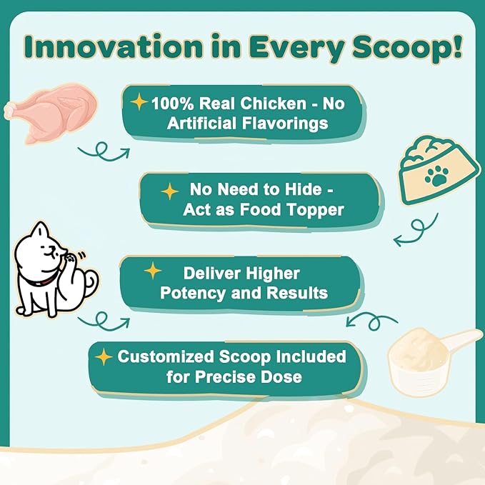 ZEBORA Dog Allergy Relief - Dog Itching Skin Relief, Advanced Skin Probiotics for Dogs, Colostrum, Support Itchy Ears, Seasonal Allergies, Immune, Digestive Health, Alternative for Dog Allergy Chews