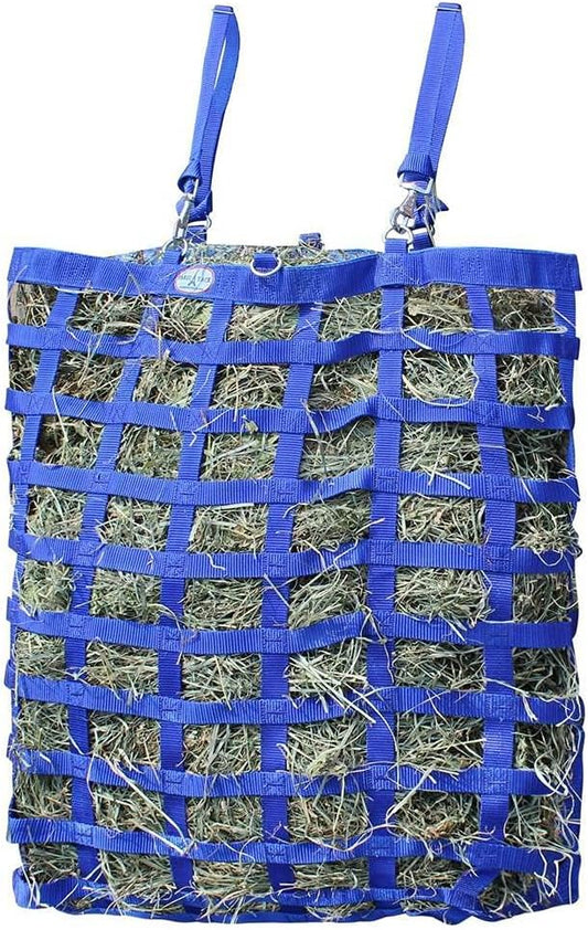 Three Sided Premium Slow Feeder Hay Bag with Super Tough Bottom and 6 Month Warranty