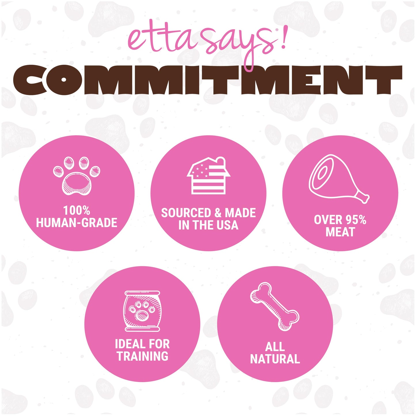 etta says! Big Yumm Sticks - Real Meat Pork Dog Jerky Treats - Human Grade - Made in The USA (12 Count Pack of 1)