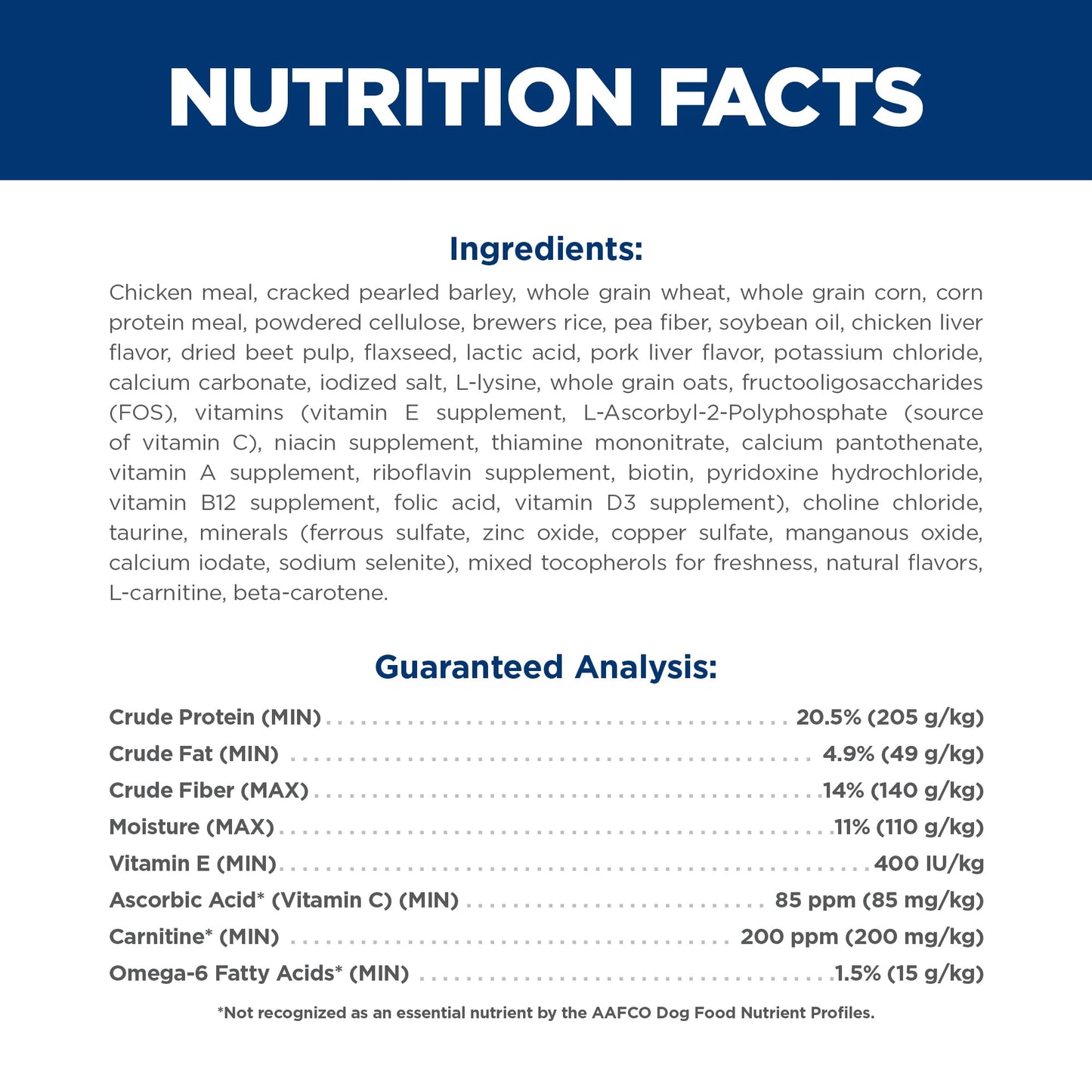 Hill's Science Diet Light , Adult 1-6, Weight Management Support, Small Kibble, Dry Dog Food, Chicken & Barley, 5 lb Bag