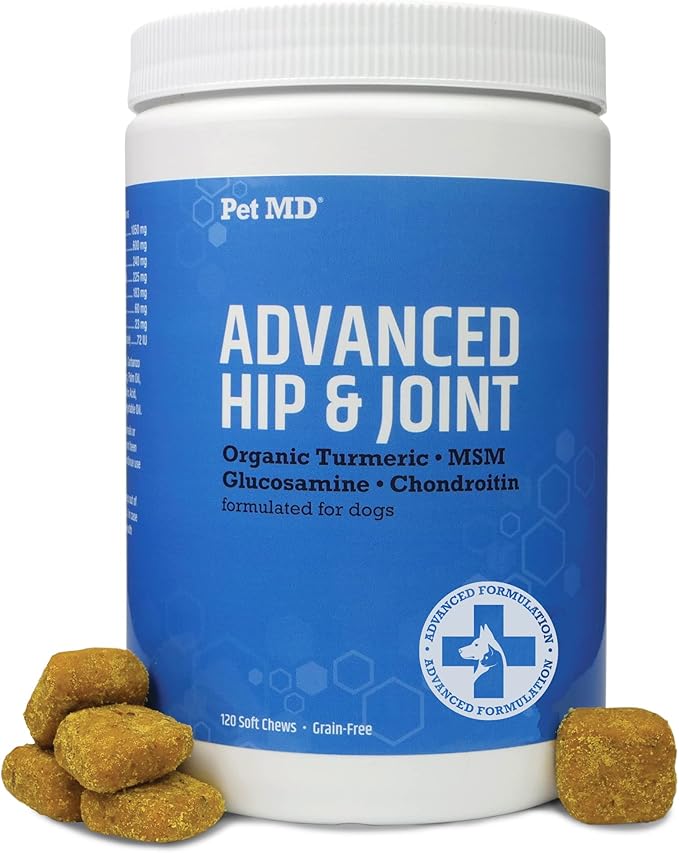 Pet MD Advanced Ear Wipes + Advanced Hip & Joint