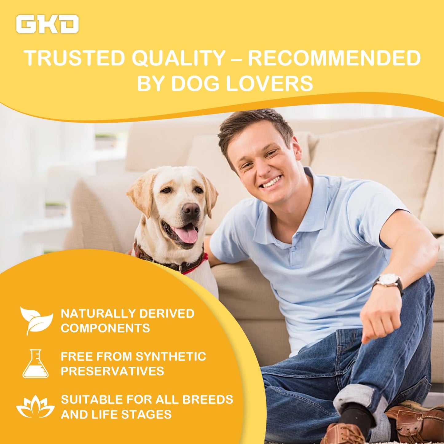 Joint Supplement for Dogs - Joint Chews for Dogs 100% Natural Ingredients, Glucosamine Chondroitin Bone Hip and Joint Supplement Dogs Aid with Relief Arthritis Pain, Care Mobility Bites Treats