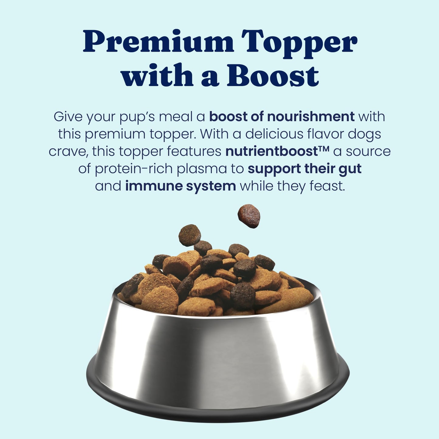 Solid Gold NutrientBoost Meal Toppers for Dogs - High Protein Dog Food Toppers for Dry Food - Grain Free Flavor Enhancer with Vitamins, Minerals & Amino Acids for Gut Health & Immune Support - 1lb