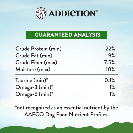 Addiction Zen Vegetarian Dry Dog Food - Plant-Based Protein for Dogs with Meat Allergies & Sensitive Skin - Vegetarian Dog Food for All Life Stages - Made in New Zealand 20lb