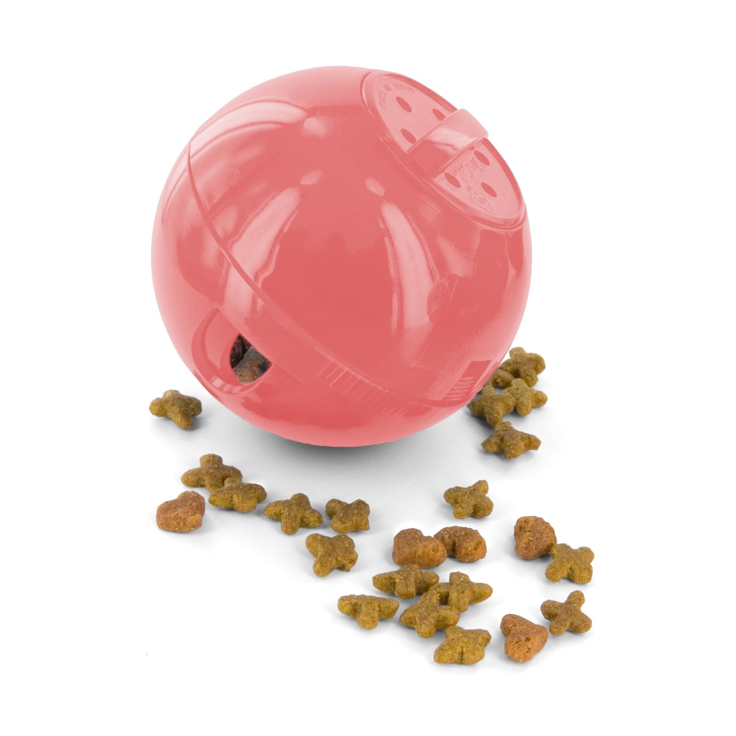 PetSafe SlimCat Interactive Feeder - Combines Play with Mealtime - Adjustable Portions - BPA-Free Plastic - Slow Feeder for Digestion - Lightweight, Dishwasher-Safe Toy - Pink