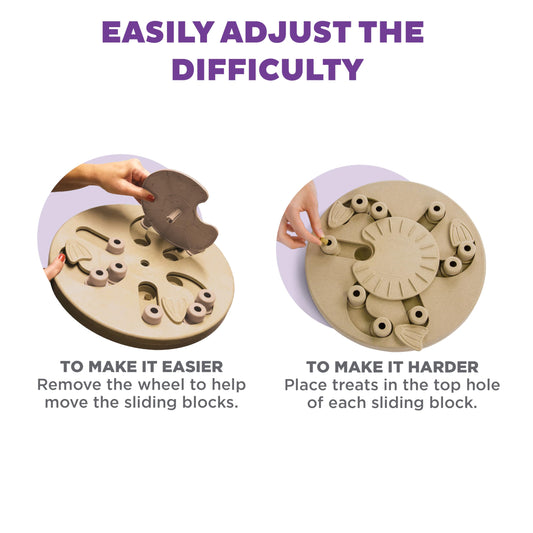 YXX-TECH Dog Puzzle Toys, Adjustable Dog Treat Dispensing,Interactive Dog Enrichment Toy to Keep Them Busy,Food Puzzles Ball for Dogs, Puppy Slow Feeder for Boredom