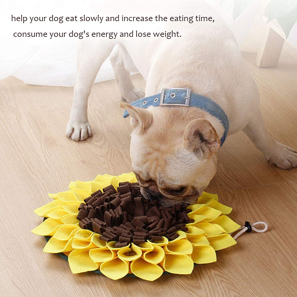 Snuffle Mat for Dogs Feeding Mat Flower Encourages Natural Foraging Skills Dog Toys Dog Treat