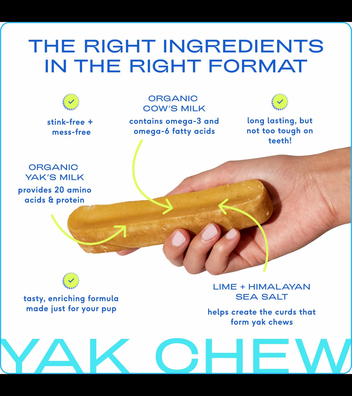 Native Pet Omega Oil for Dogs - Dog Fish Oil Supplements & Yak Chews for Dogs | Pasture-Raised and Organic Yak Cheese Himalayan Churpi Chews | 8 Oz. & 3 XL Yak Chews