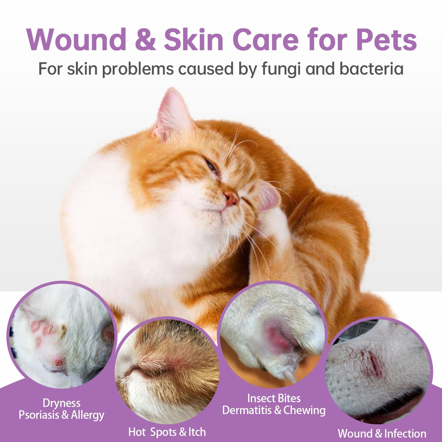 Ancopaws Hot Spot Treatment Spray for Dogs: Soothes Skin Irritation, Allergies & Infections – Pet Skin Treatment Spray to Stop Itching, Reduce Licking & Support Wounds Care for All Animals(4 oz)