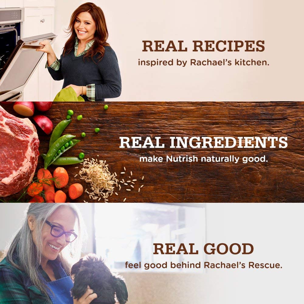Rachael Ray Nutrish Burger Bites Dog Treats, Beef Recipe With Bison, 12 oz. Pouch