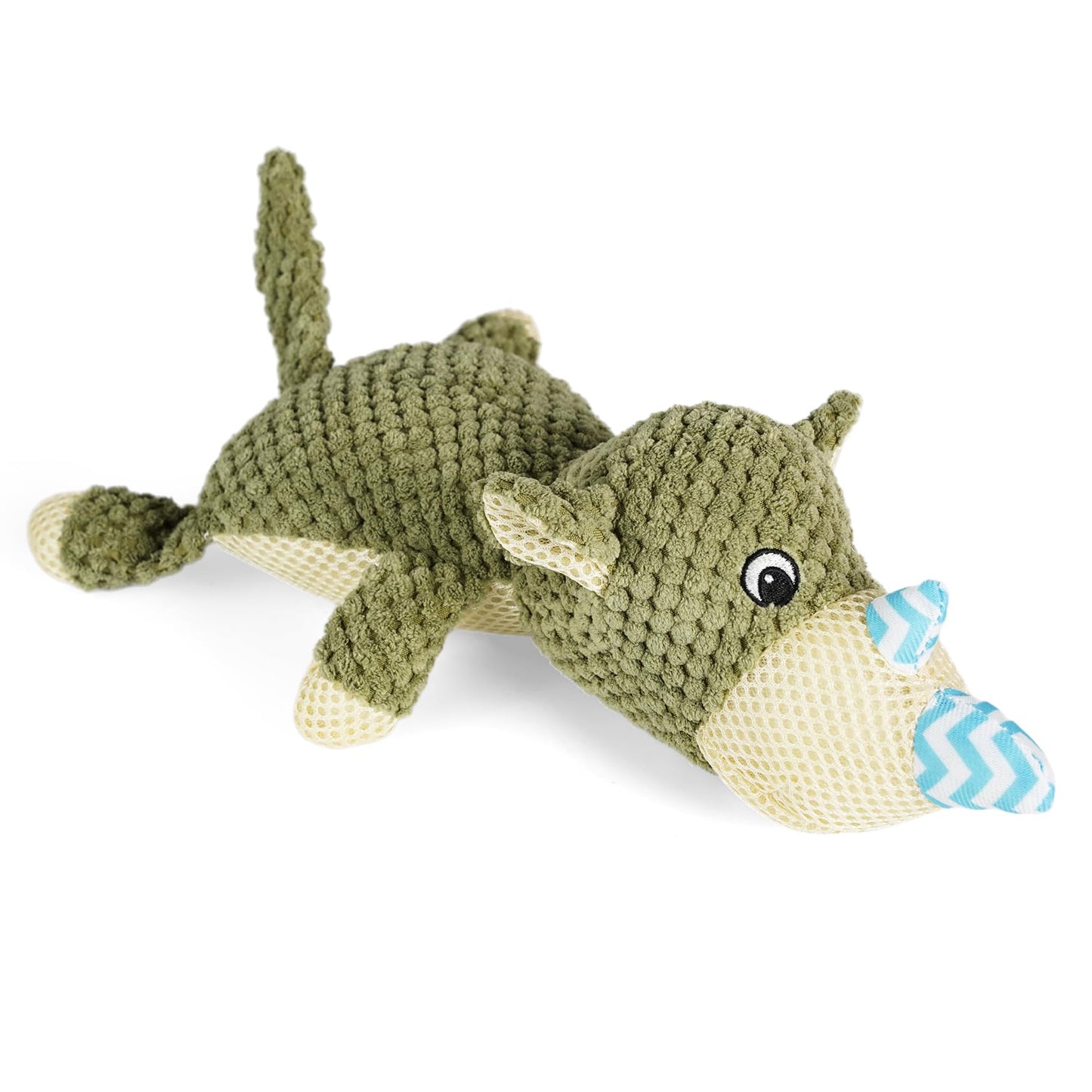 PetWarm Dog Toys Chew Squeaky, Durable Chew & Stress-Relief Interactive Pet Toy for Small, Medium, and Large Dogs, Multi-Functional Design, Squeaky Dog Toy, Stress Relief,Green