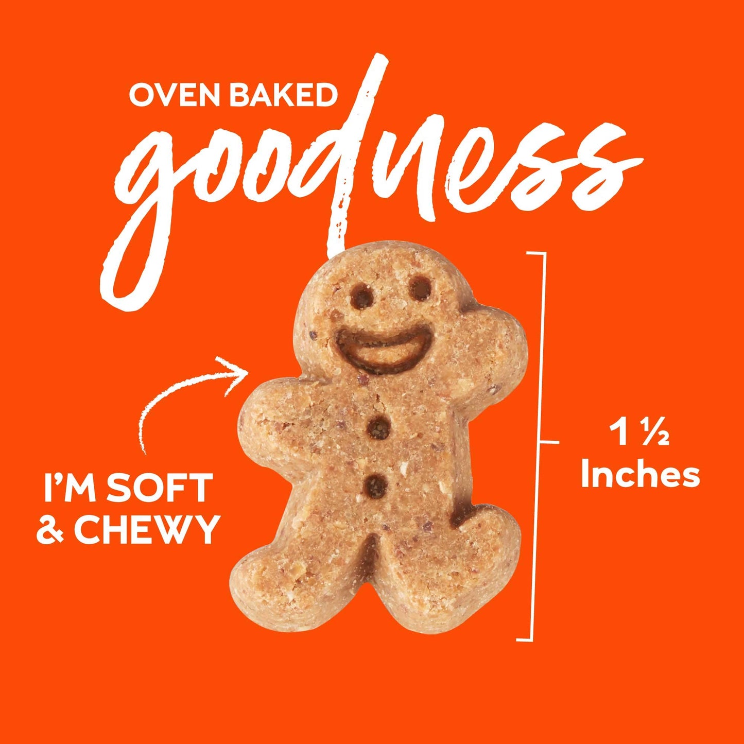 Buddy Biscuits, Soft & Chewy Treats for Small & Large Dog, Made in USA Peanut Butter Flavor - 6 oz, 4 Pack