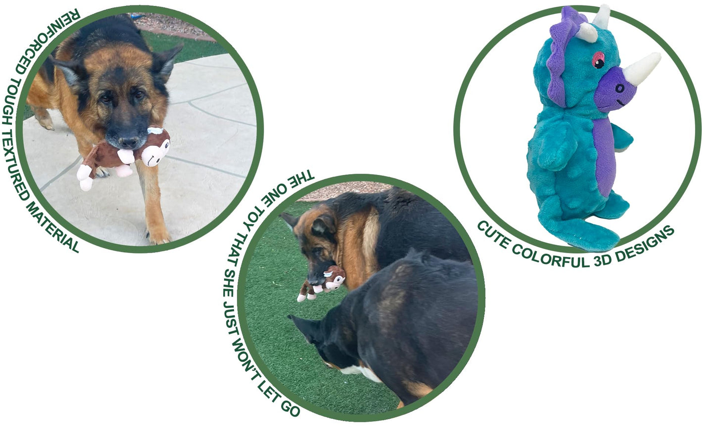4 Pack Durable Dog Chew Toys for Aggressive Chewers-Puppy Teething Toys, Long-Lasting Dog Bones for Small & Medium Breeds-Indestructible Chew Toys for Dogs to Keep Them Busy & Support Dental Health