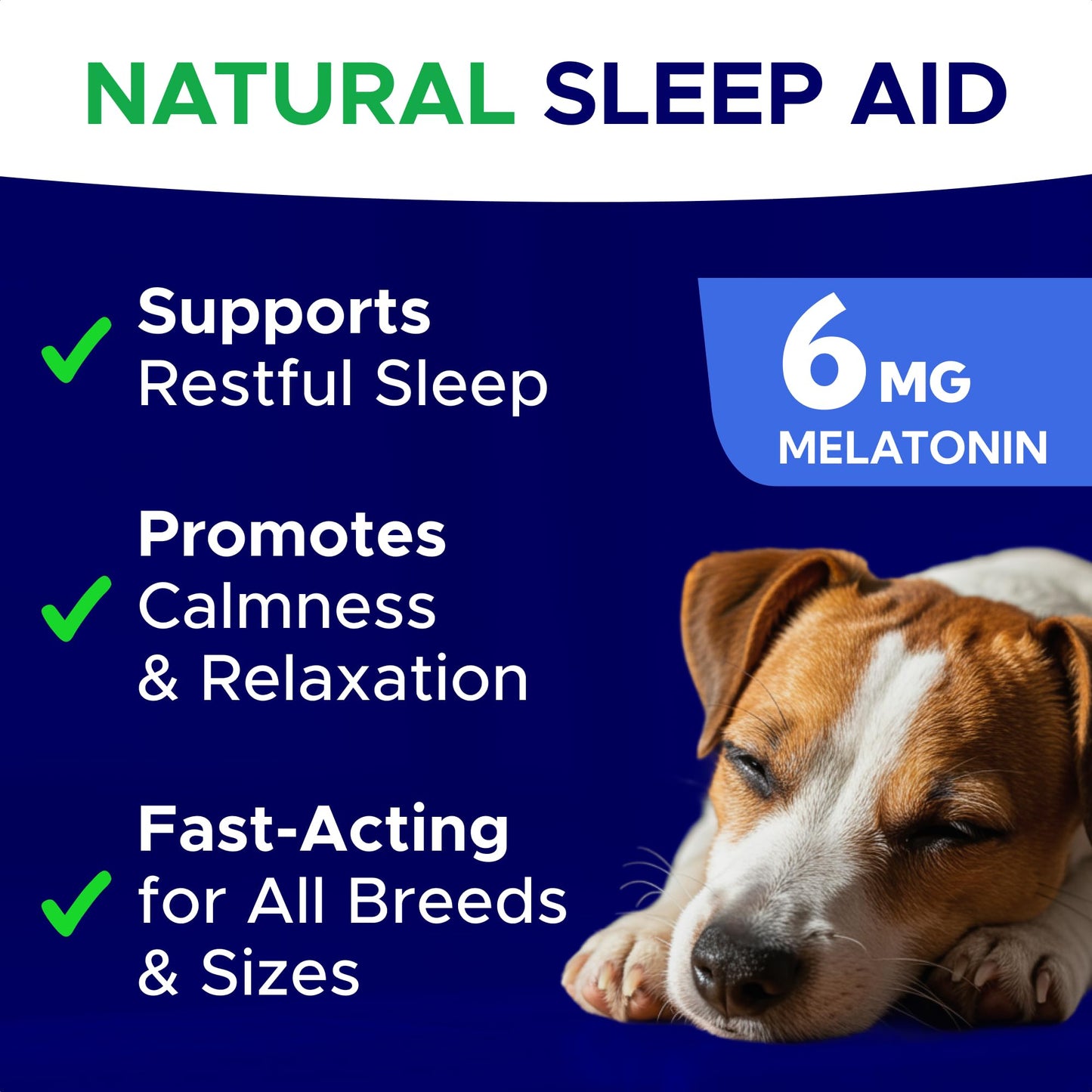 GOODGROWLIES Melatonin for Dogs to Sleep 6mg - Doggie Sleep Aid Treats - Sleeping Pills for Anxiety - Extra Strength Calming Chews Large & Medium Breed Help Sleep at Night - Made in USA - 120Ct