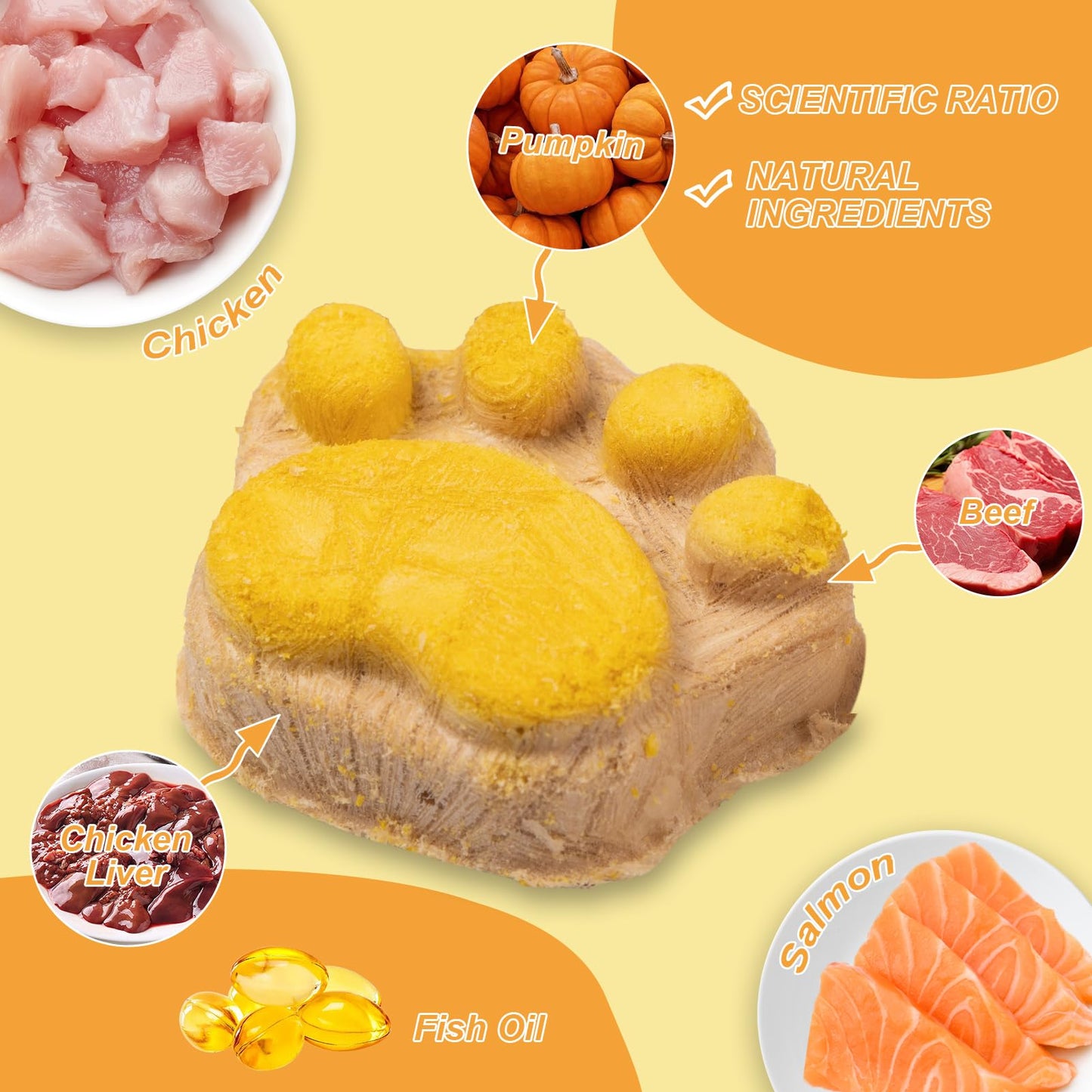 Native Pet Omega Skin and Coat Chews for Dogs (60 Air-Dried Chews) & Yak Chew (5 Small Chews) - All Natural Dental Sticks Made with Yak Cheese & Pure Omega 3 Fish Oil