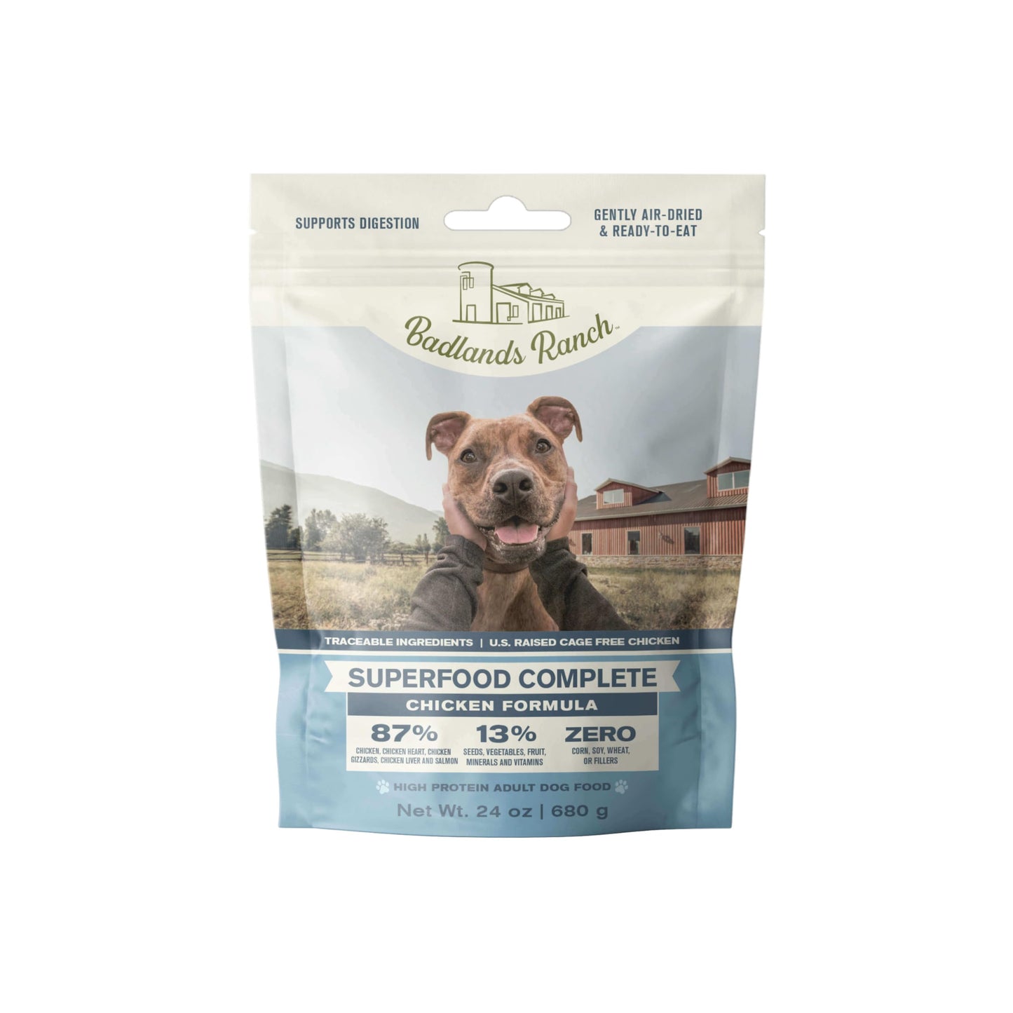 ZEAL Canada Air-Dried Salmon & Duck Recipe for Dogs - Superfood Omega-3 Rich, Dual-Protein, Grain Free, No Fillers, Complete Nutrition (Salmon & Duck, 1 lb)