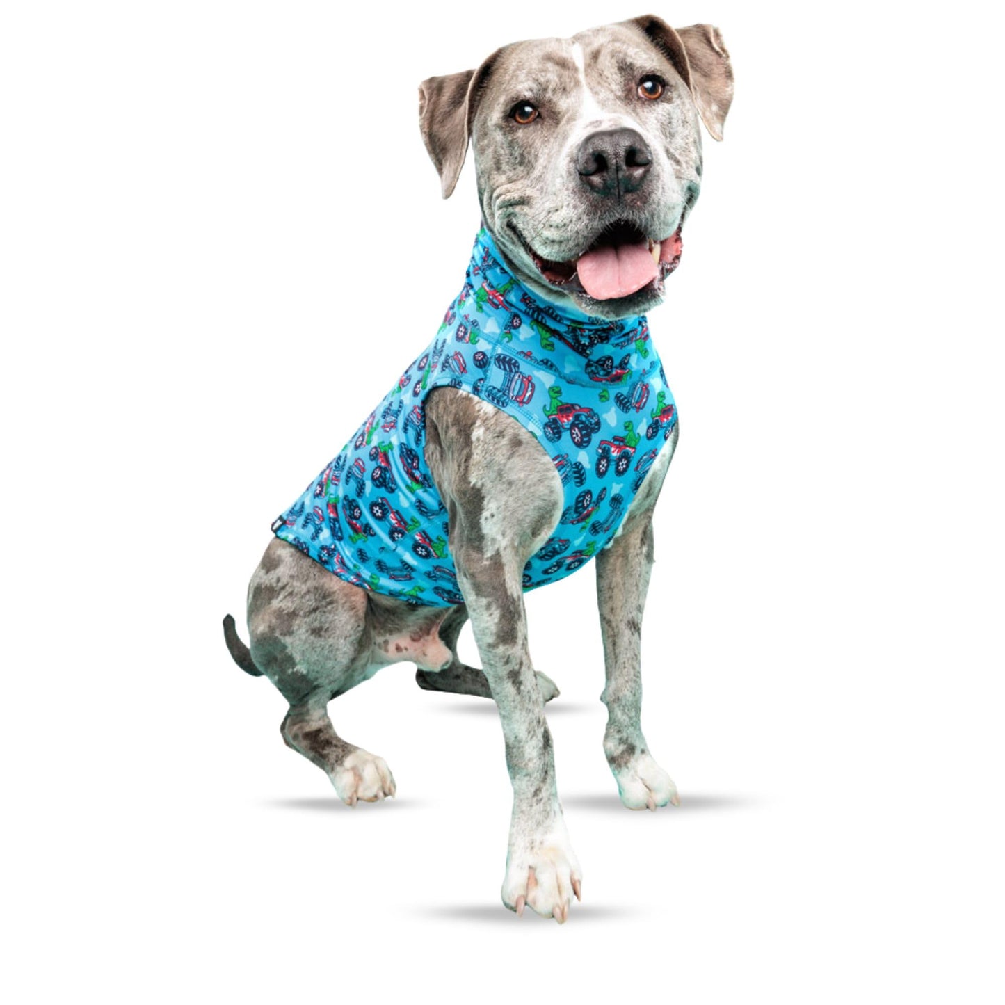 Tooth & Honey Dog Vest Shirt – Lightweight Sleeveless Summer Clothing for Pitbulls Large Breeds, Soft Anxiety Shirt, Breathable Sun Protection Pet Clothing