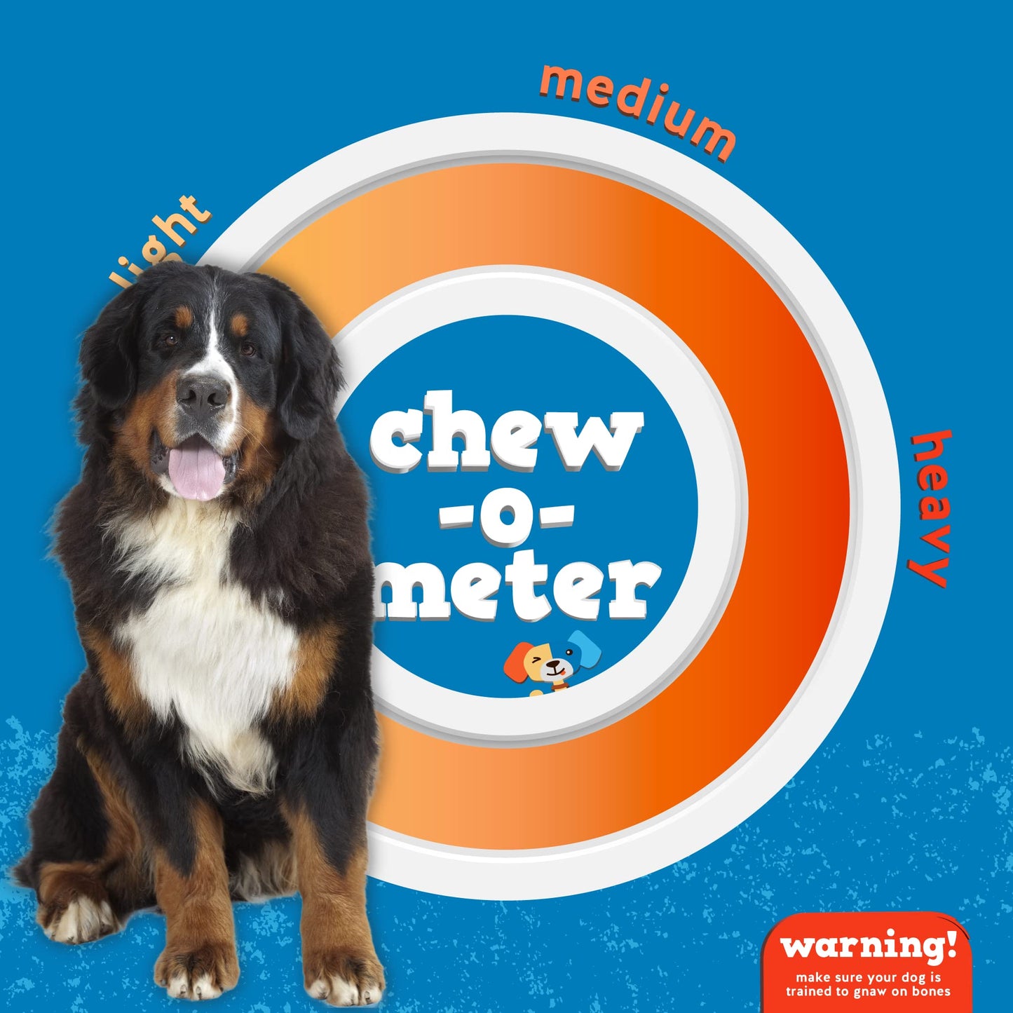 Jack&Pup Mammoth Big Dog Bones for Large Dogs, 15" Femur Beef Bones for Agressive Chewers, Natural Giant Dog Bone (1 Pack)