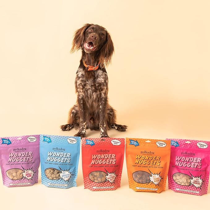Polkadog Sweet Potato & Beef Wonder Nuggets Dog Treats – All-Natural Pet Training Treats for Dogs – Healthy, Handmade Puppy Snacks – Bite-Sized, Soft, Chewy Treats for Pets – 10 oz