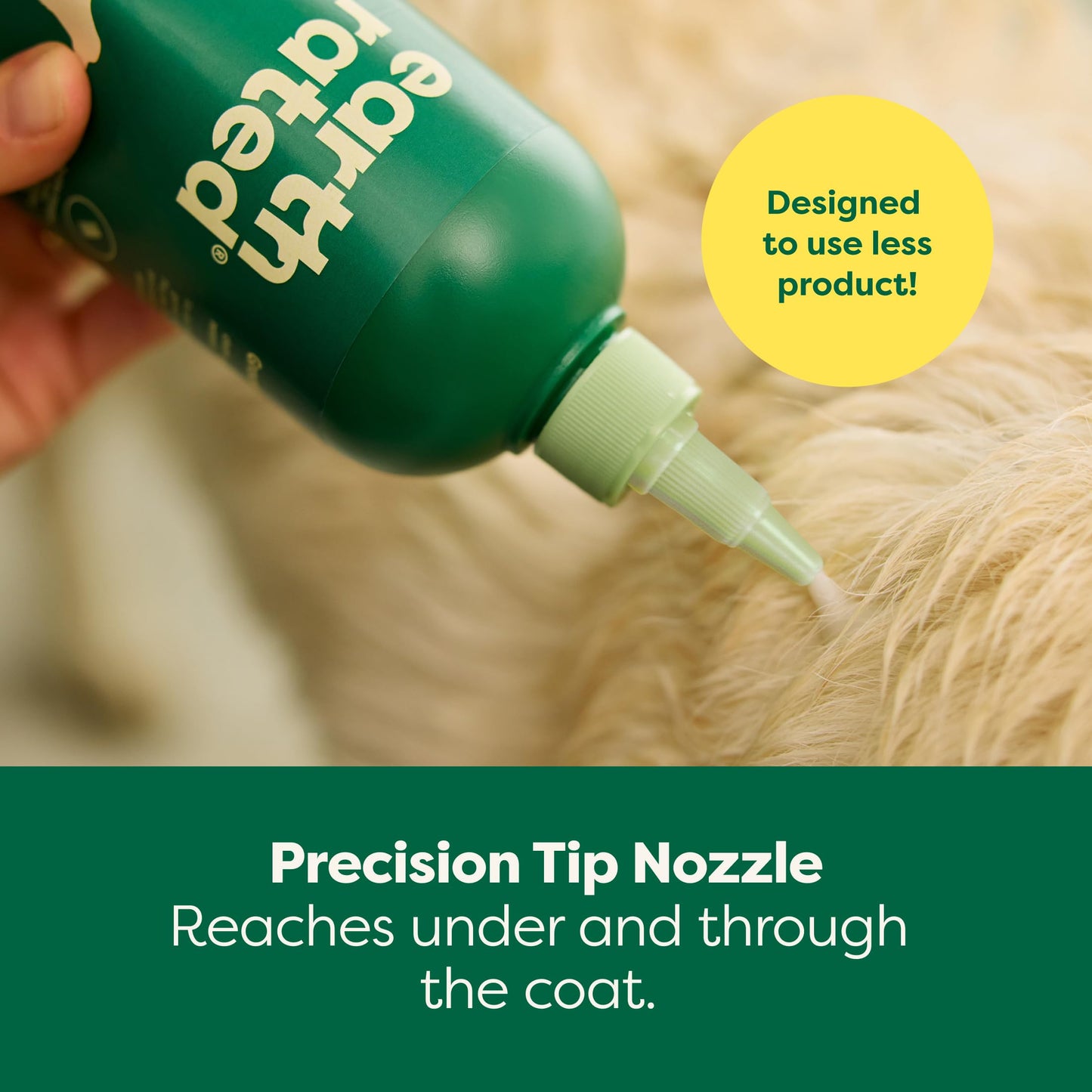 Earth Rated 3-in-1 Deshedding Dog Shampoo and Conditioner, Deodorizing Oatmeal Shampoos for Dogs and Puppies, Great for Smelly Pets, White Tea and Basil Scent, 16 oz