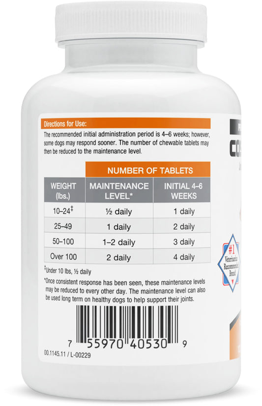 Nutramax Cosequin for Dogs Joint Health Supplement, Contains Glucosamine for Dogs, Plus Chondroitin, Supports Healthy Joints, Chewable Tablets, 250 Count
