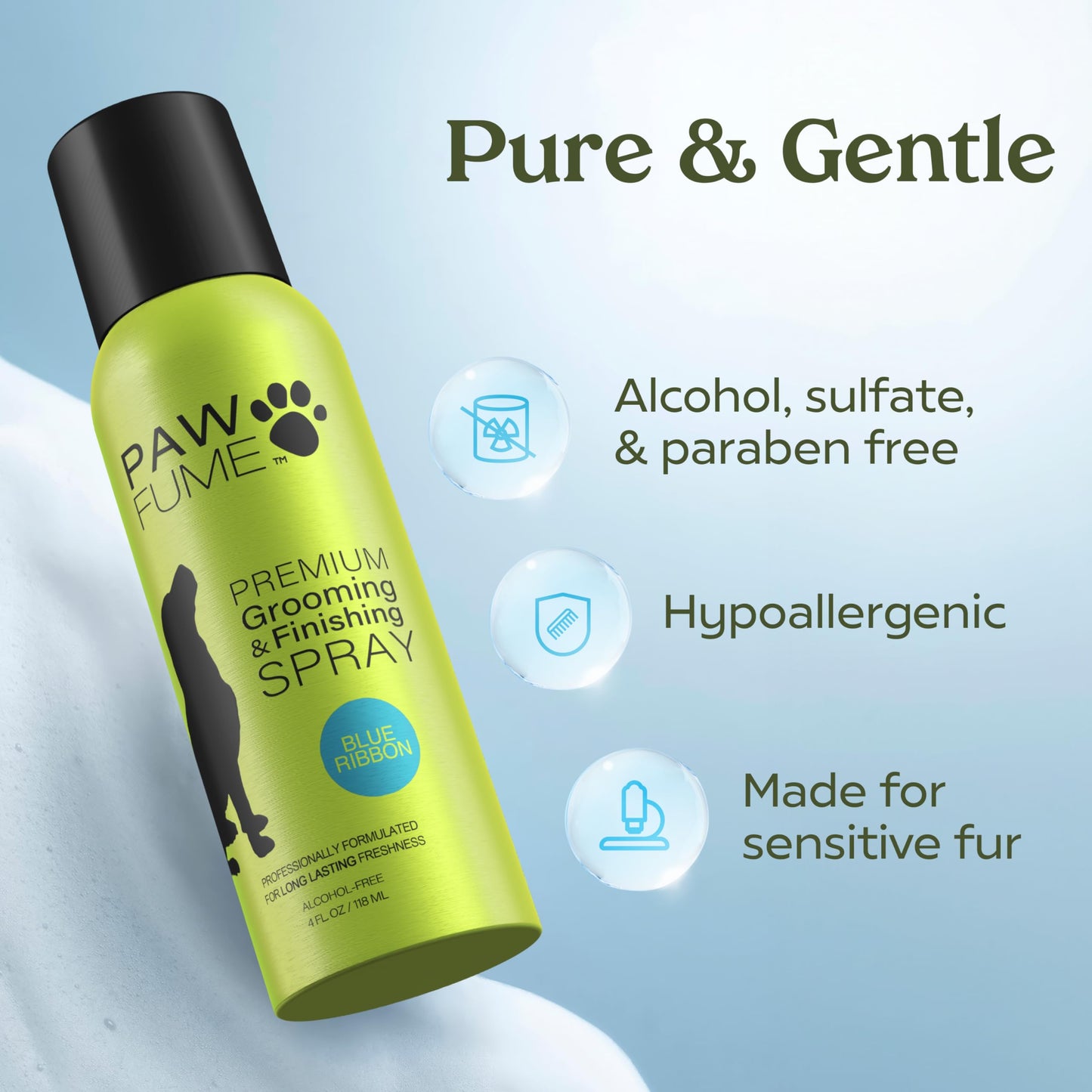 Pawfume Premium Shampoo + Grooming & Finishing Spray bundle