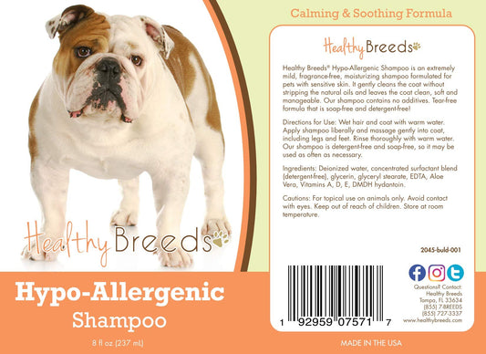 Healthy Breeds Bulldog Hypo-Allergenic Shampoo 8 oz