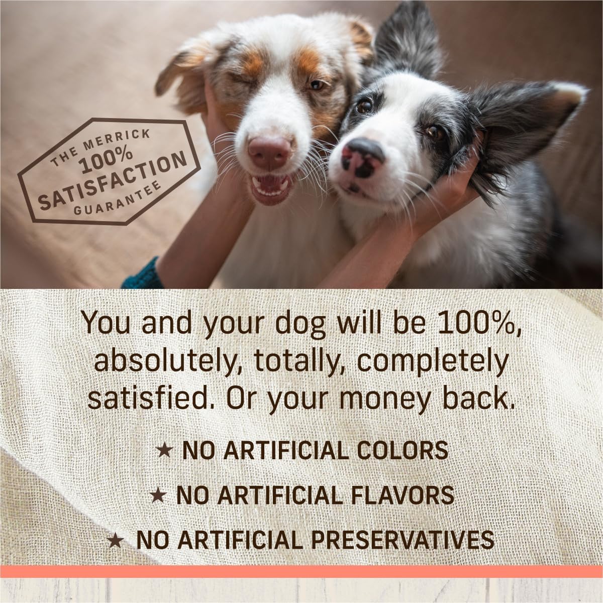 Merrick Healthy Grains Freeze Dried Raw Coated Kibble, Natural High Protein Dog Food, Salmon and Brown Rice - 10.0 lb. Bag