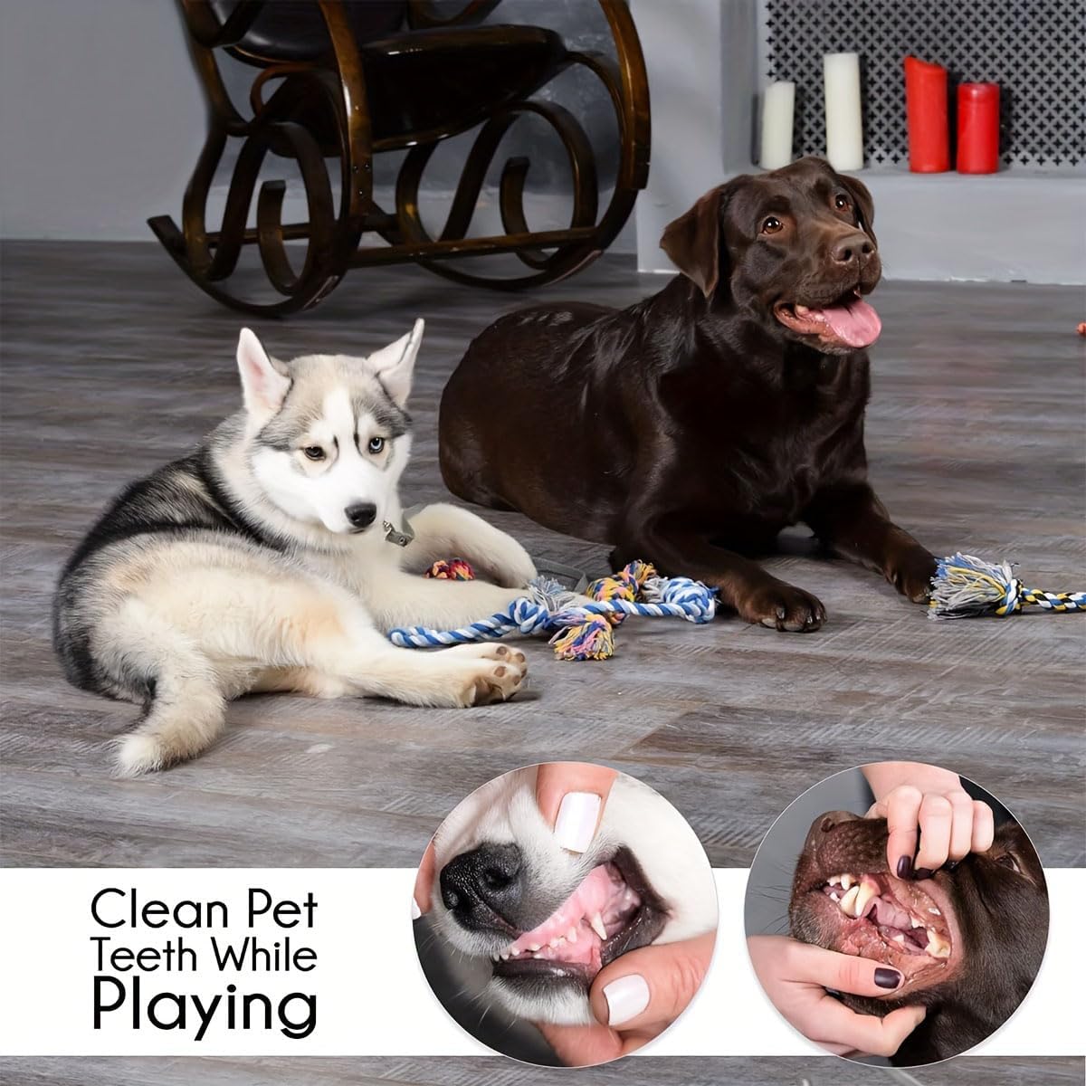 FetehYuin 5/10/15/20/30pcs Interactive Cotton Puppy Toy Bundle - Tough, Durable Playtime Chews for Small to Medium Dogs - Assorted Audible Squeak Toys for Everyday Fun (25pcs（Random delivery）)