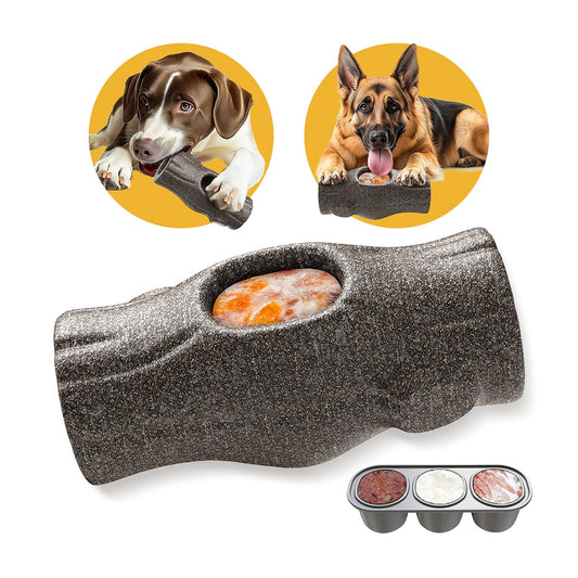Mankoda Dog Frozen Treat Toys to Keep Them Busy - Interactive Dog Puzzle Toys with Frozen Mold, Indestructible Aggressive Chew Toys for Large Dogs, Food Grade-Easy to Clean-Reduce Anxiety-Safe Chewing