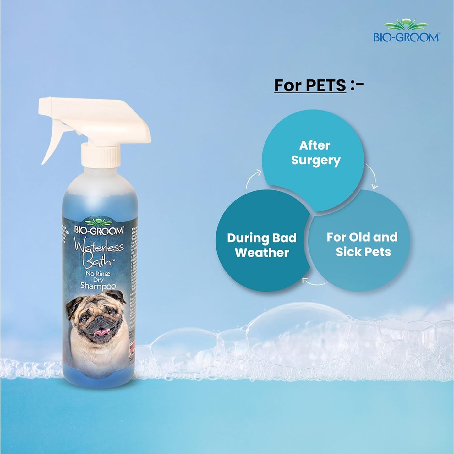 Dog Shampoo with Oatmeal, Aloe Vera, Chamomile, Jojoba Oil, Vitamin E - Natural Ingredients, Helps Allergies Dry Coats & Itchy Sensitive Skin, No Parabens or Artificial Dyes, 16 oz