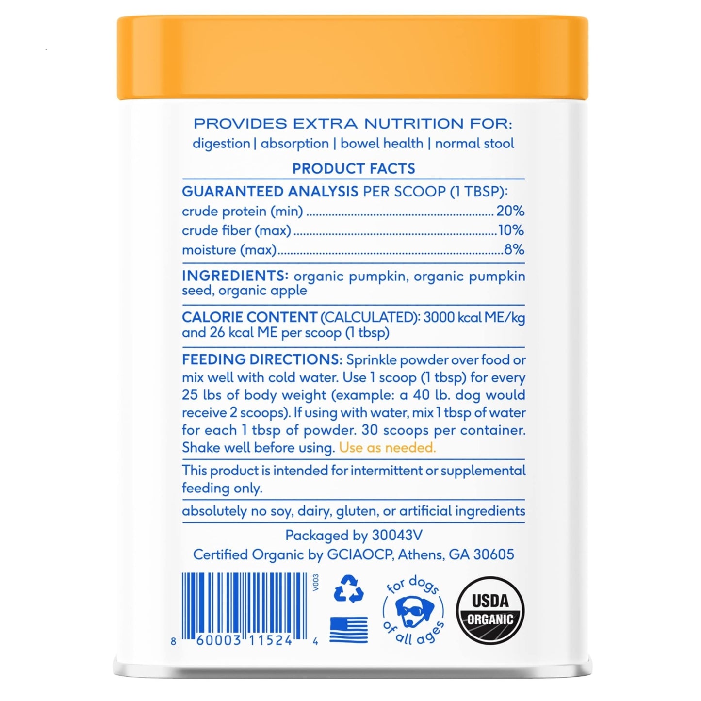 Native Pet Omega Oil for Dogs & Pumpkin for Dogs | Dog Fish Oil Supplements | All-Natural, Organic Pumpkin Fiber for Dogs | 8 Oz. Omega Oil & Pumpkin Powder