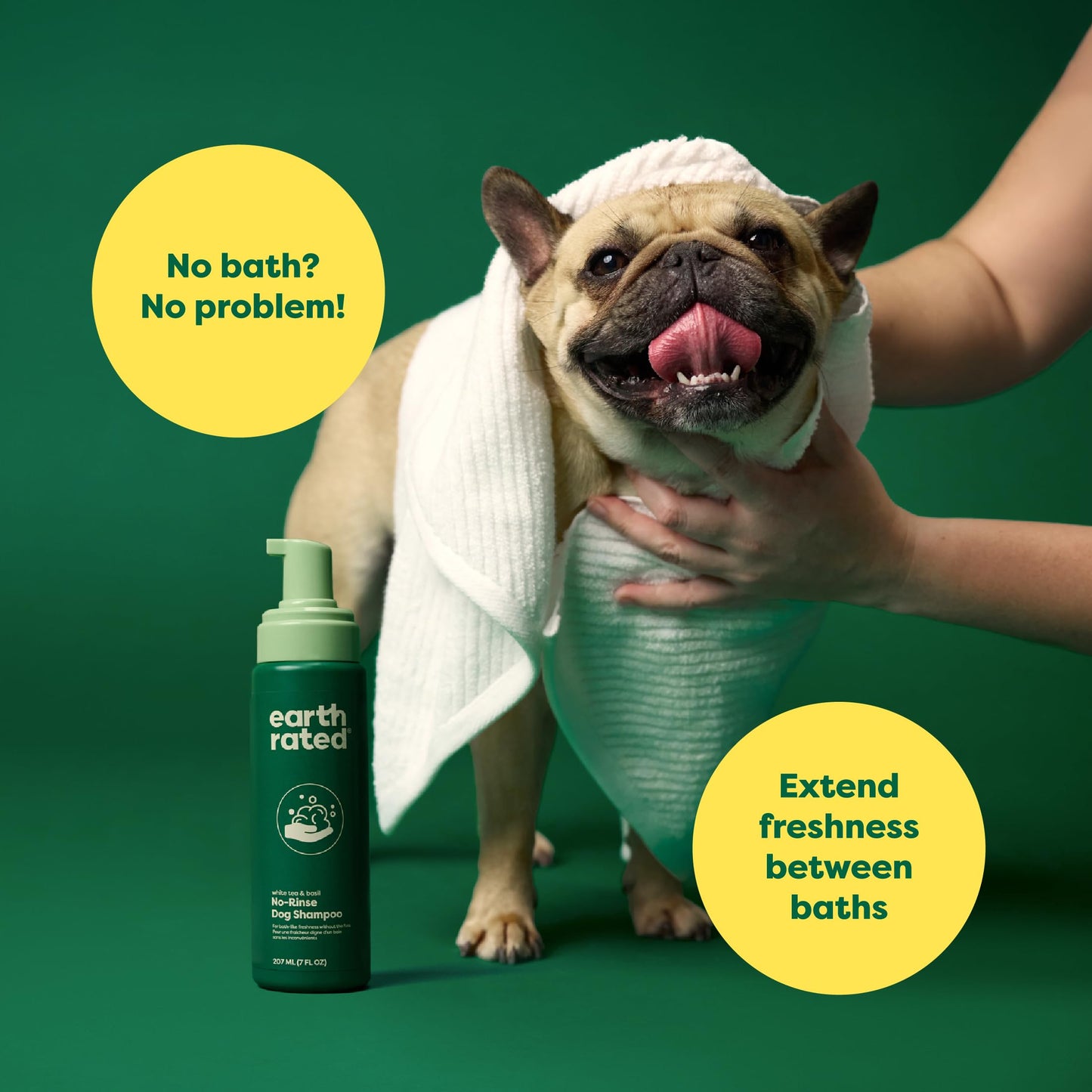 Earth Rated Double Coat Essentials - Shampoo, Grooming Wipes, Refresh Mist & No-Rinse Shampoo