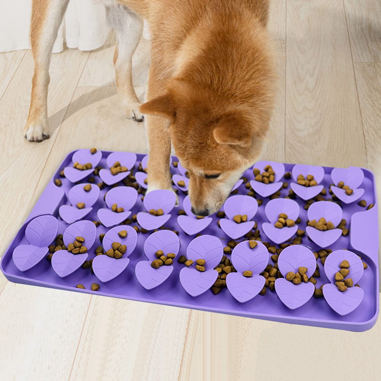 Snuffle Mat for Medium Dogs,Silicone Slow Feeder Lick Mat for Dogs Slow Eating,Encourages Natural Foraging Skill,Interactive Feed Game Toy Lick Mat Bowl for All Breed Dog